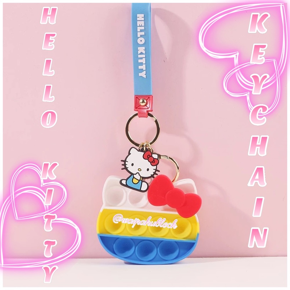 Hello Kitty Pop it Keychain
